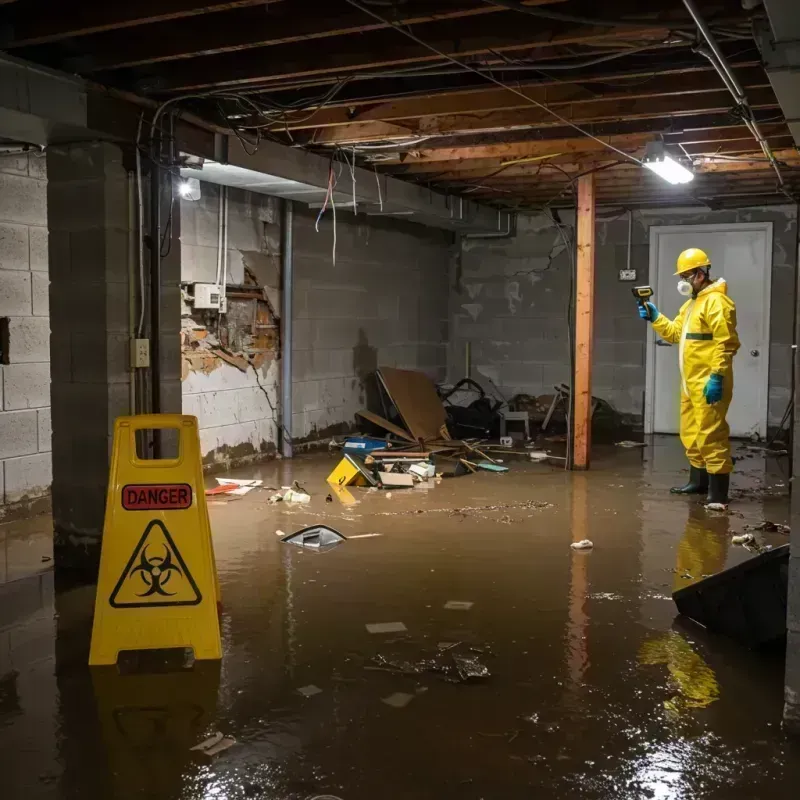 Flooded Basement Electrical Hazard in Monument, CO Property